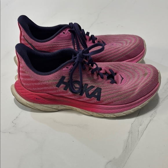 Hoka Women's Pink Running Shoes - Picture 2 of 4
